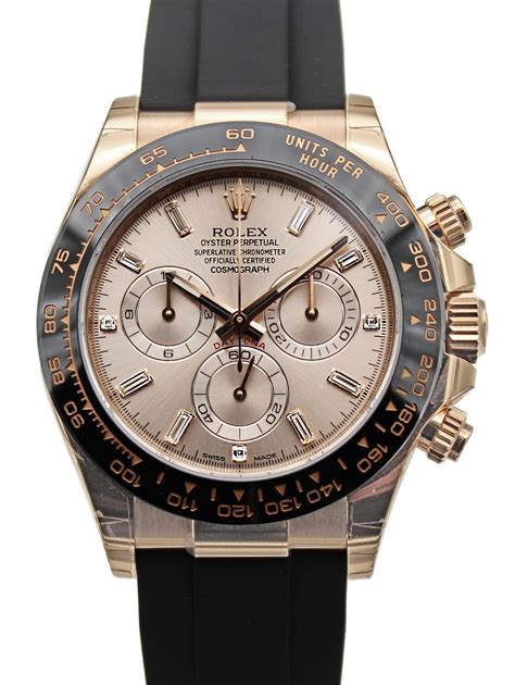 rolex daytona 18k rose gold men& 39|rolex daytona 18k white gold.